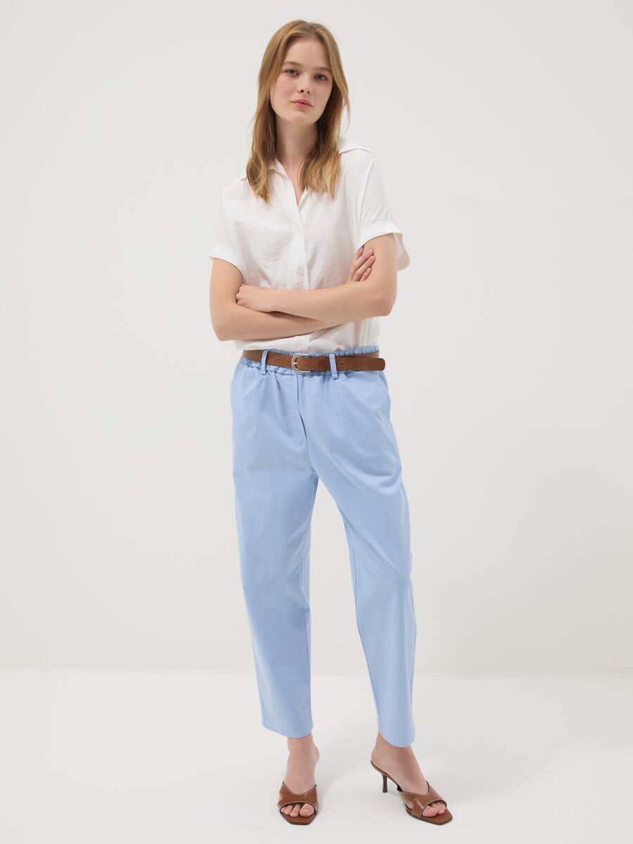 White viscose-blend shirt_2