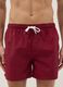 Red regular-fit swim shorts with drawstring_2