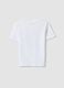 White pure cotton boys&rsquo; T-shirt with sailing print_1