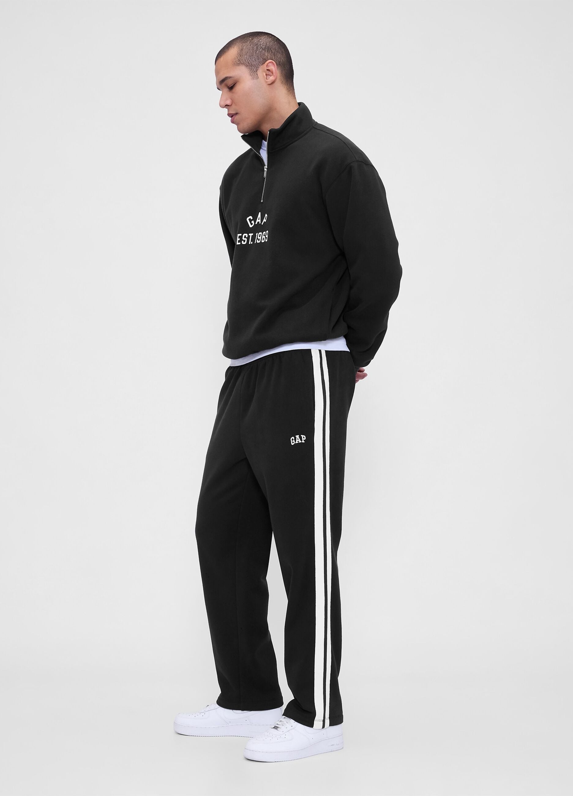 Black jogger trousers