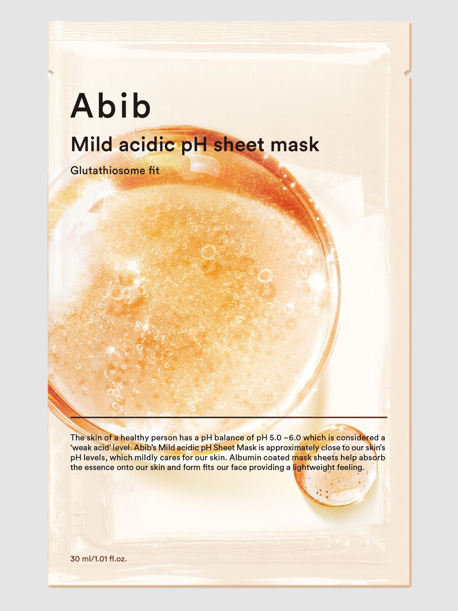 ABIB Mild Acidic pH Glutathiosome Fit Sheet Mask 30ml - Korean Skincare_0