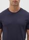 T-shirt da uomo in puro cotone blu_1