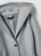 Grey single-breasted regular fit coat with belt_5