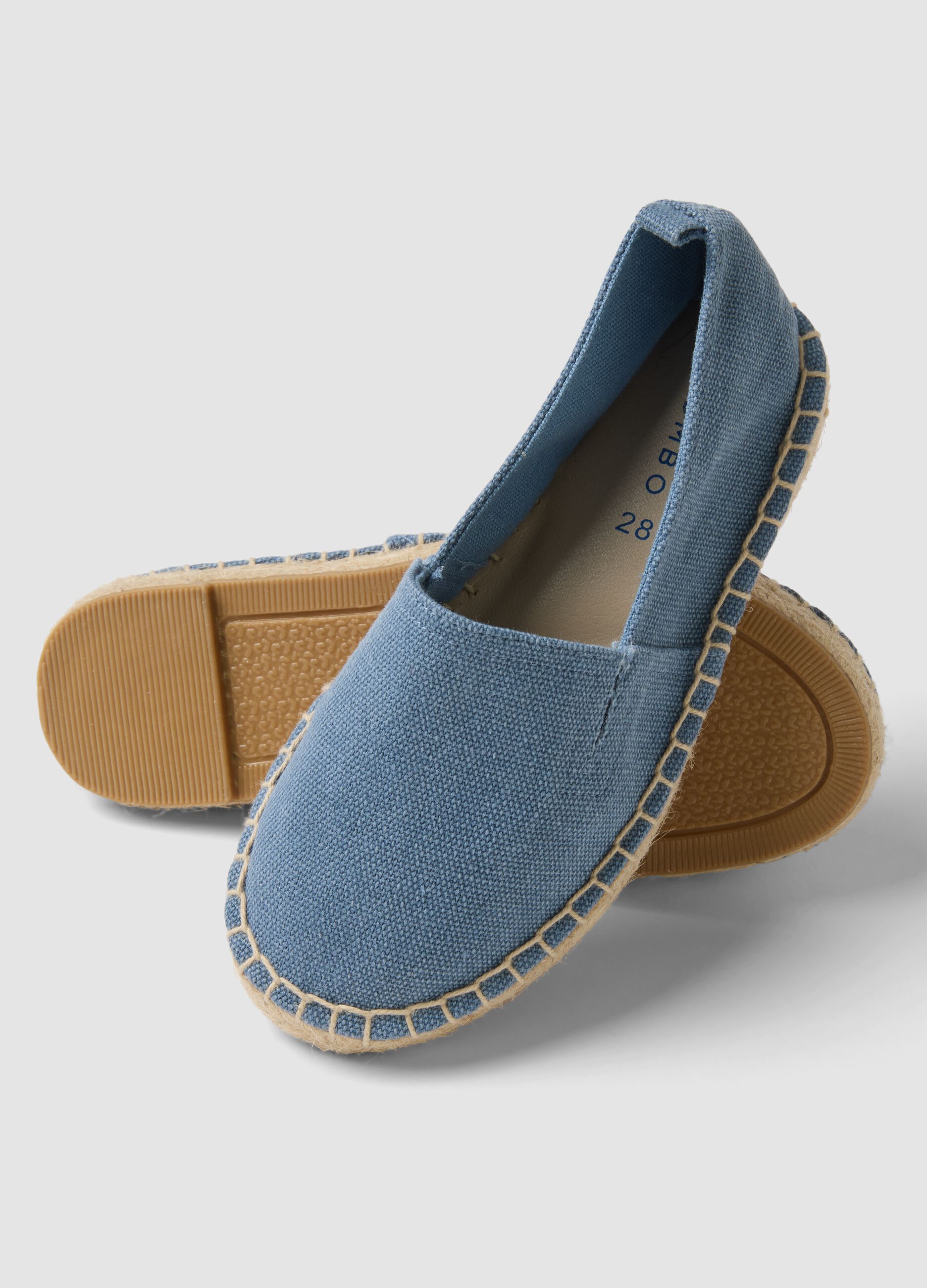 Blue espadrilles for boys
