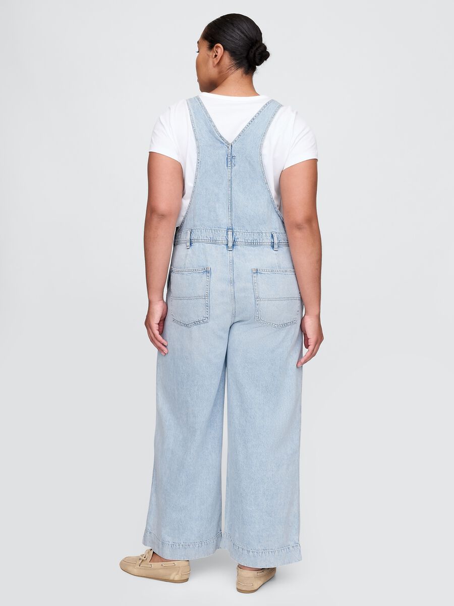 Salopette denim chiaro Gap_5