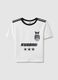 White pure cotton regular fit T-shirt with Kuromi print_4