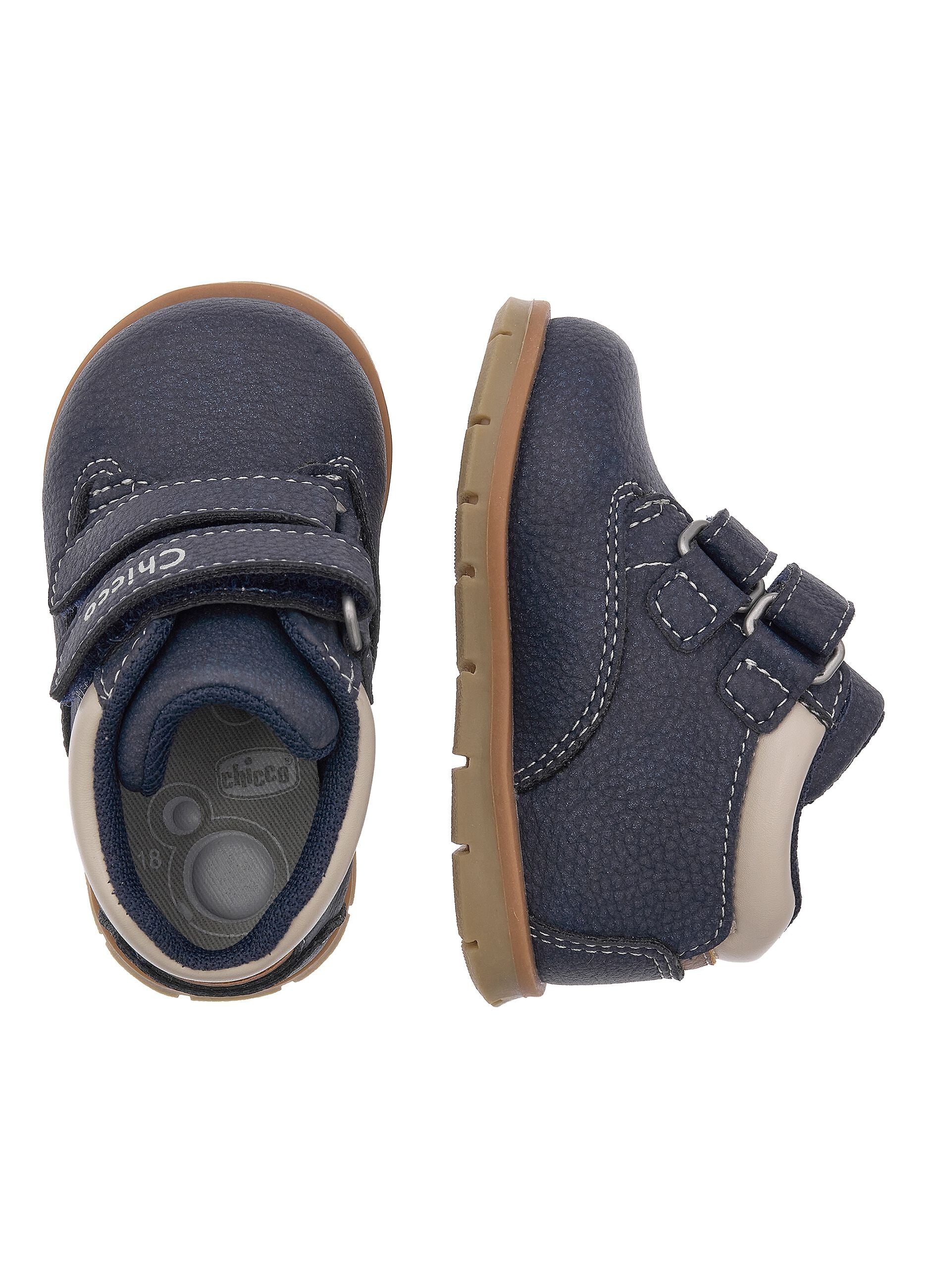 Chicco Blue Velcro Shoes