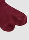 Two-pack of red and white stretch-fabric socks_1