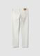 White slim-fit stretch cotton jeans_5