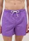 Purple swim shorts with elasticated waistband_1