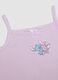 Twin Pack Multicolour Pure Cotton Vests for Baby Girls Regular Fit_2