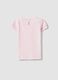 Pink pure-cotton short-sleeve T-shirt with chest pocket_1