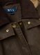 Brown hooded cotton-blend jacket with relaxed fit and contrast collar_1