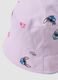 Purple pure cotton girls&rsquo; hat with Stitch_1