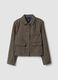 Multicolour checked wool-viscose blend blazer_4