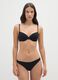 Women's Black Padded Cotton Blend Bra_1