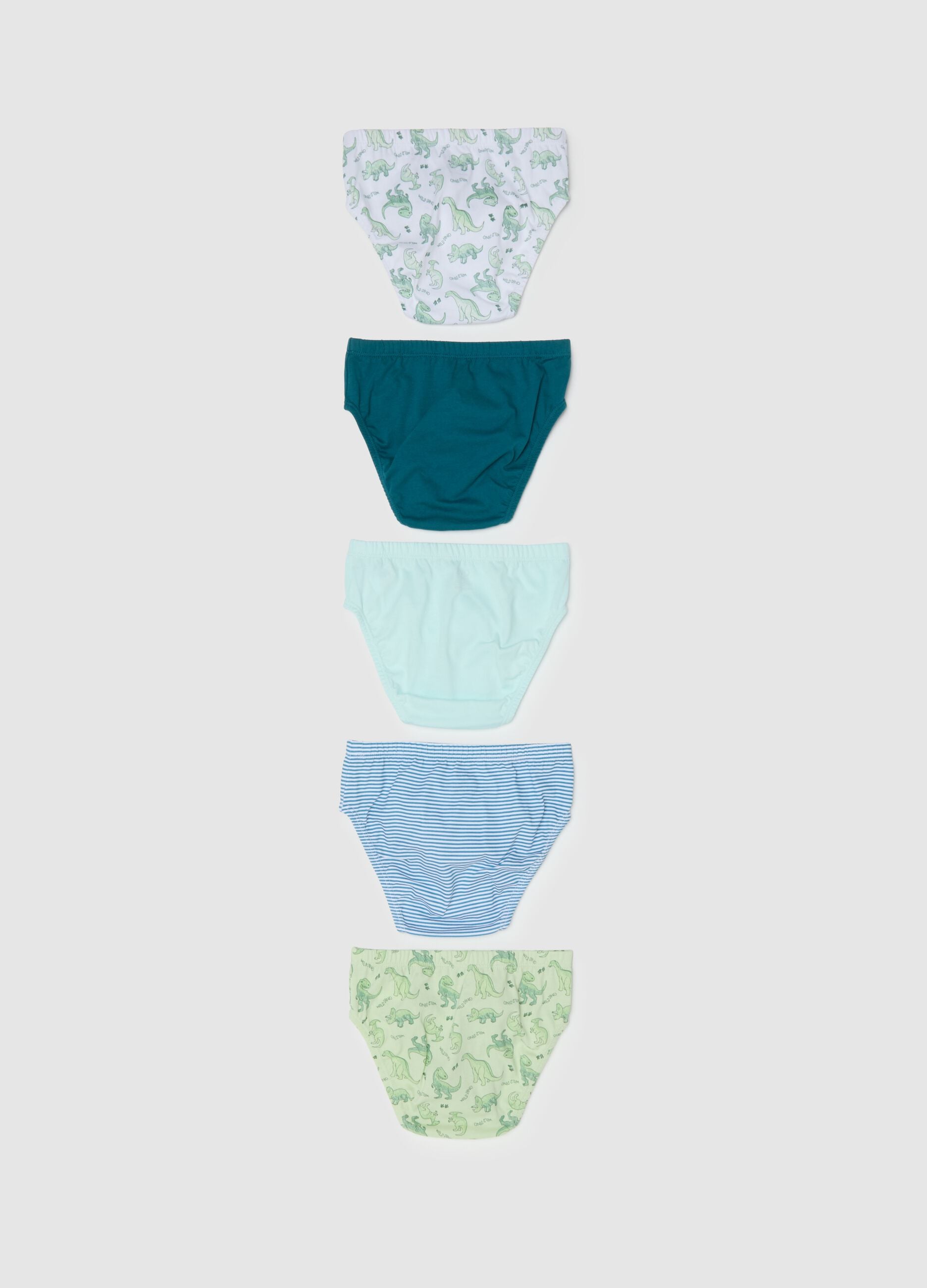 Kids' Regular Fit Multicolour Pure Cotton Multipack Pants