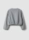 Girls&rsquo; grey regular-fit zip-up jacket_5