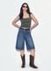 Green stretch tank top with side ruching_0