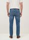 Blue denim stretch cotton jeans, regular fit_3