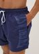 Blue swim shorts with contrast drawstring_3