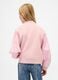 Pink bomber jacket in wool blend and synthetic fibres_1