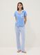 Multicoloured pure cotton regular fit pyjamas with Peanuts_0