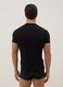 Black stretch modal T-shirt, regular fit_2