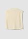 White crew-neck wool-blend oversized gilet_6