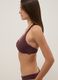 Purple braided triangle bikini top in stretch fabric_3