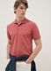 Red Stretch Cotton Blend Polo Regular Fit_0