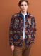 Multicolour geometric-print bowling-collar shacket, oversized fit_1