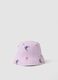 Purple pure cotton girls&rsquo; hat with Stitch_0