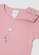 2-pack pink organic cotton Minnie print bodysuits for baby girl_3
