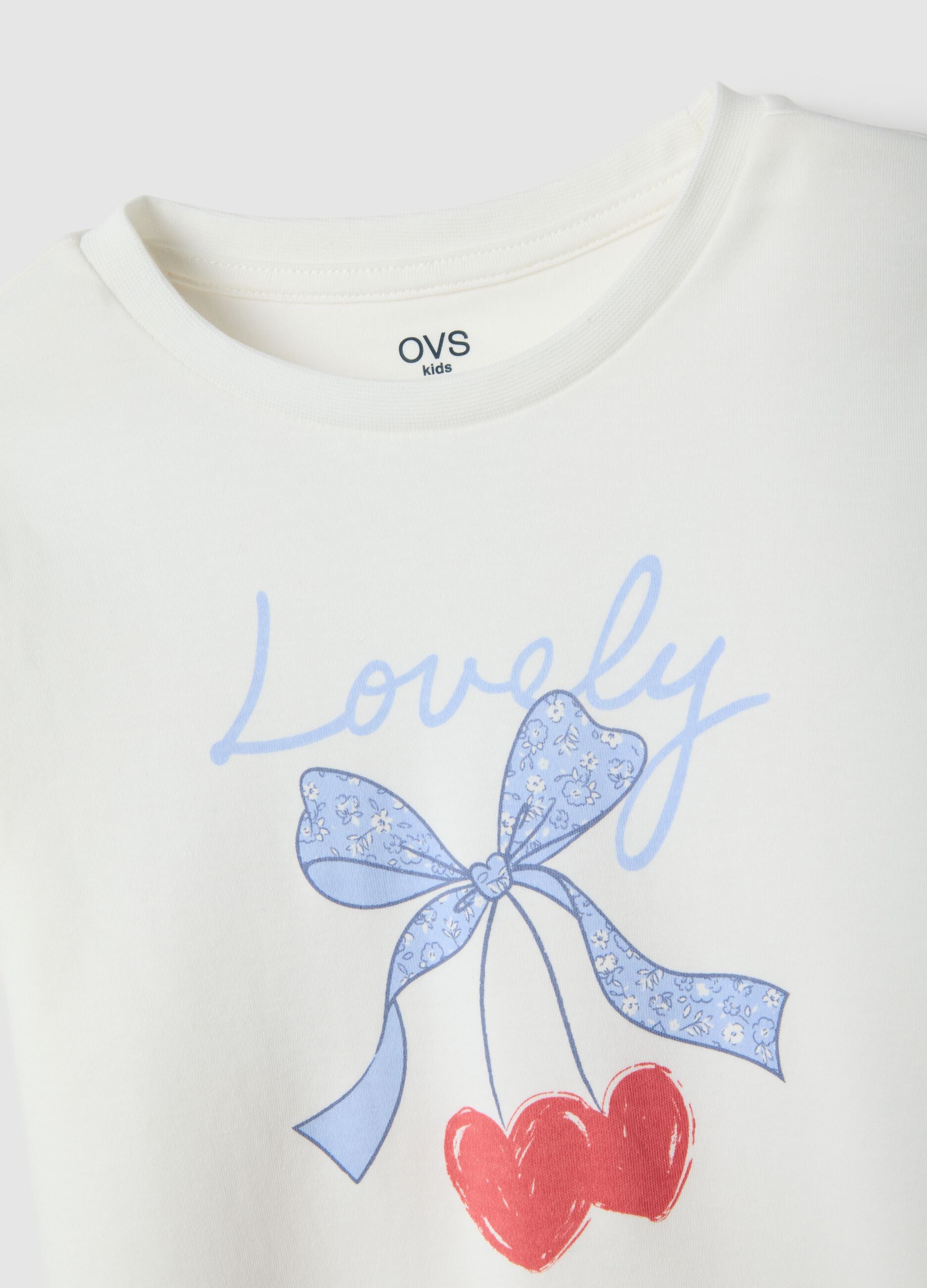 Multicolour floral pyjama for girls in pure cotton regular fit
