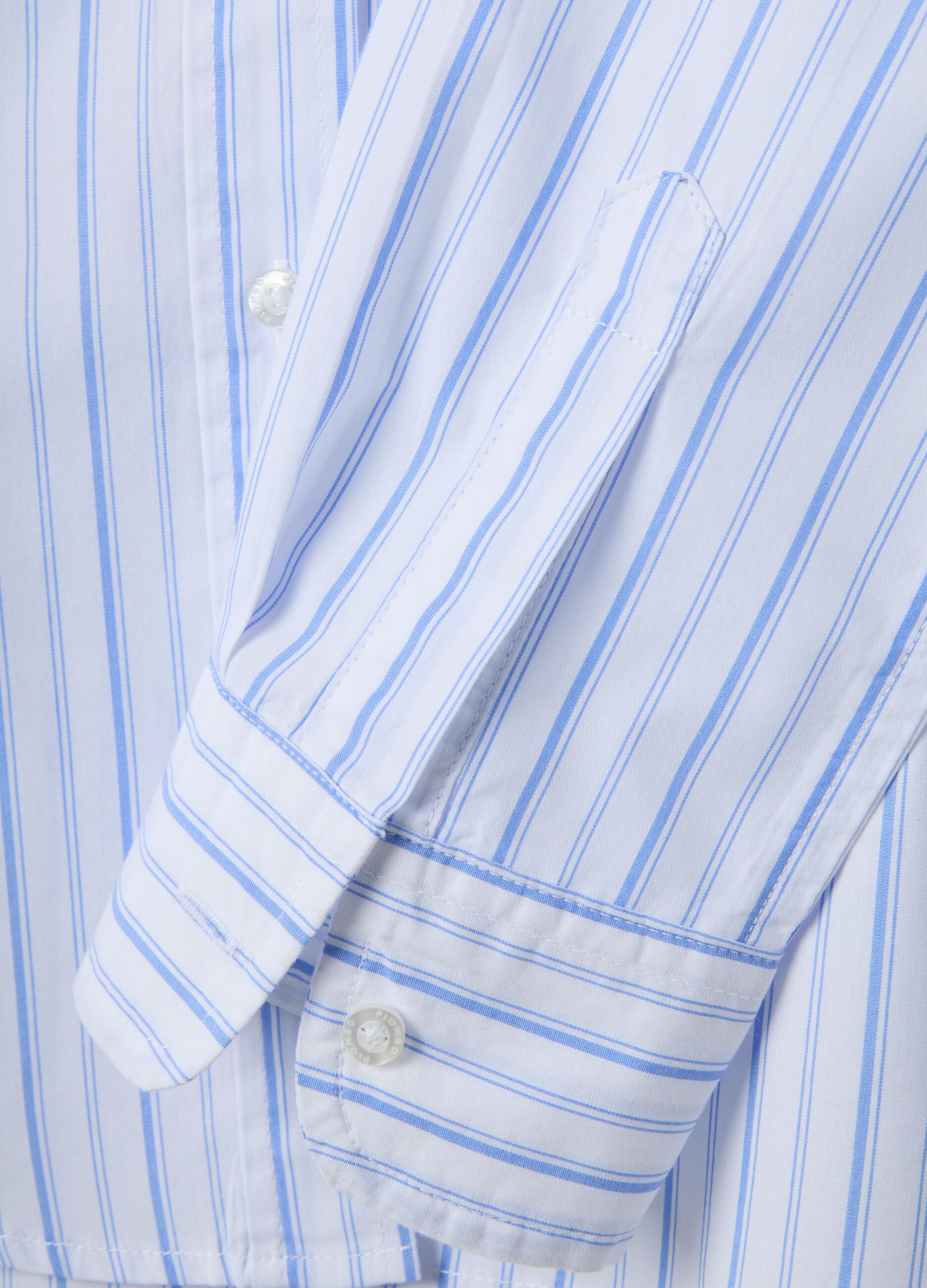 Pure Cotton Multicolour Striped Shirt Regular Fit