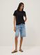 Black pure cotton regular-fit T-shirt with embroidered chest pocket_0