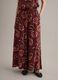 Brown pure viscose palazzo trousers_1