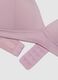 Pink padded balconette bra_5