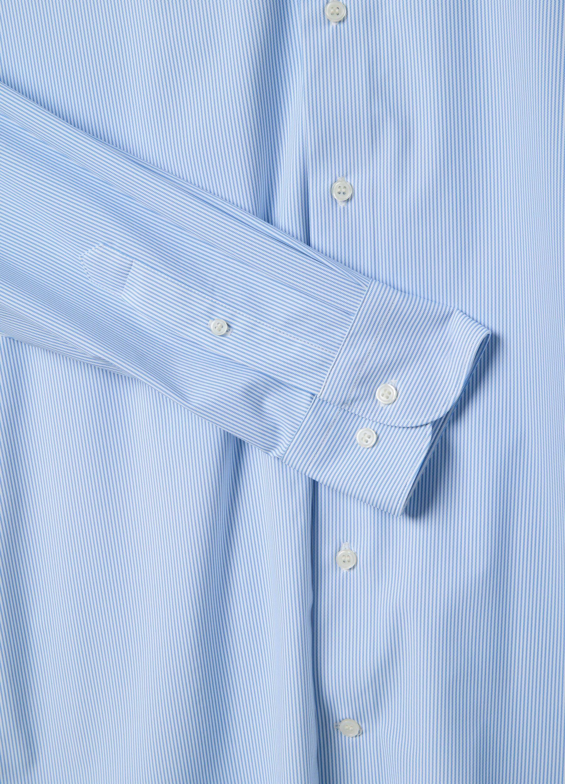 Slim Fit Multicolor Striped Long Sleeve Shirt