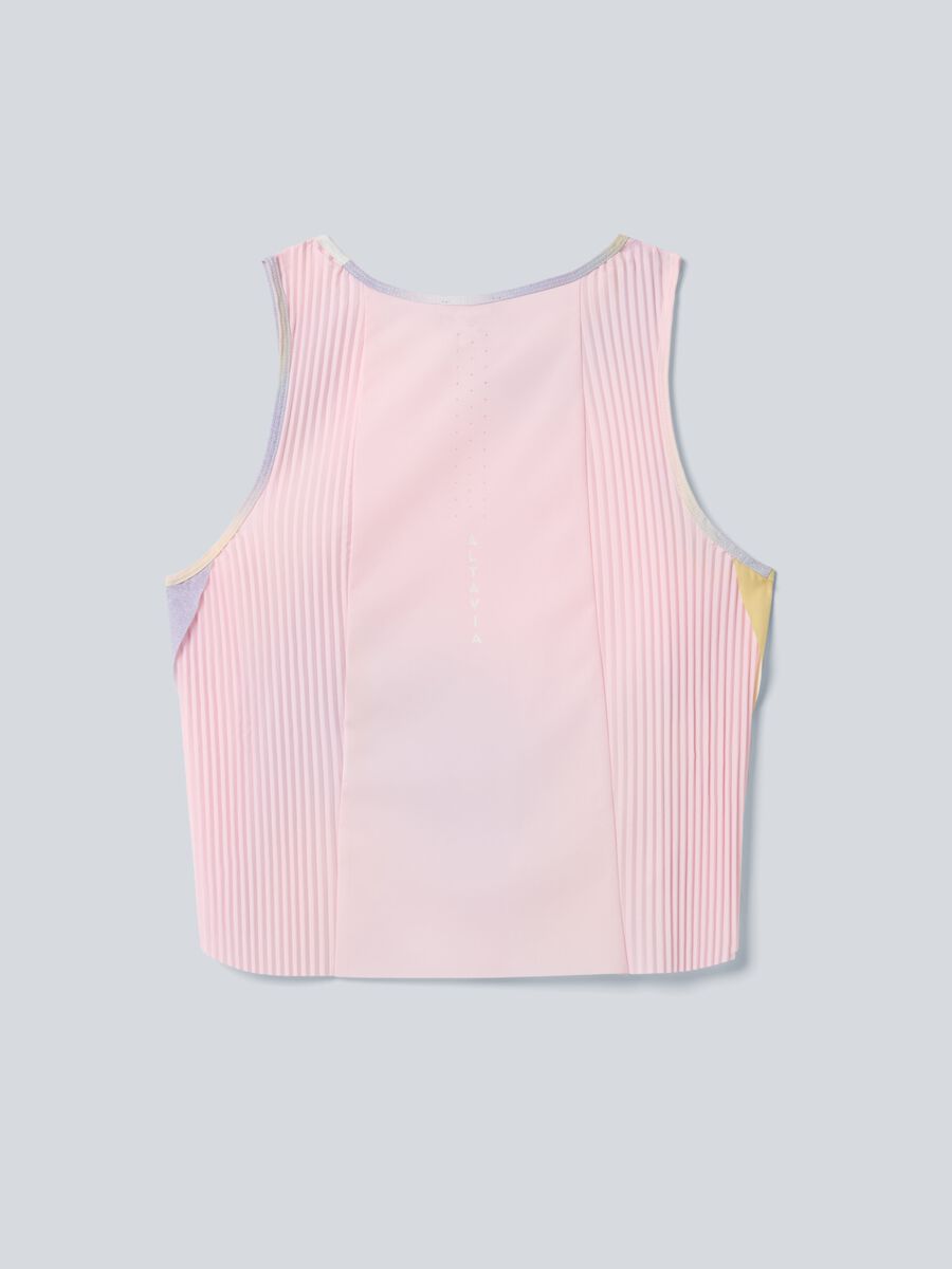 ALTAVIA COURT pleated technical sports vest with tie-dye effect_5