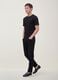 Black slim-fit jeans in cotton and viscose blend_3