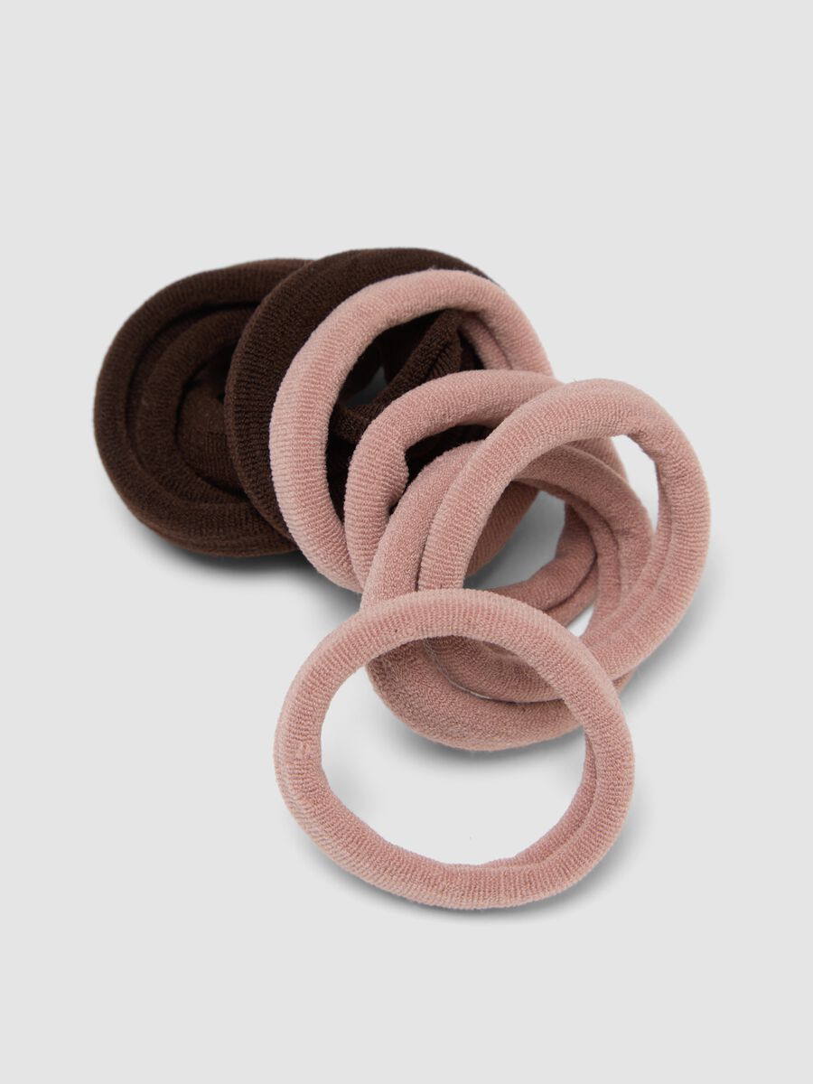 SINCERELY HAIR Seamless Hair Ties (10-Pack) Mauve-Brown_2