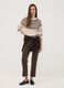 Green slim-fit stretch leggings_0