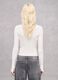 Full-Zip Ribbed Knit White_1