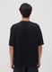 Black PlayStation T-shirt with logo and contrast piping_3