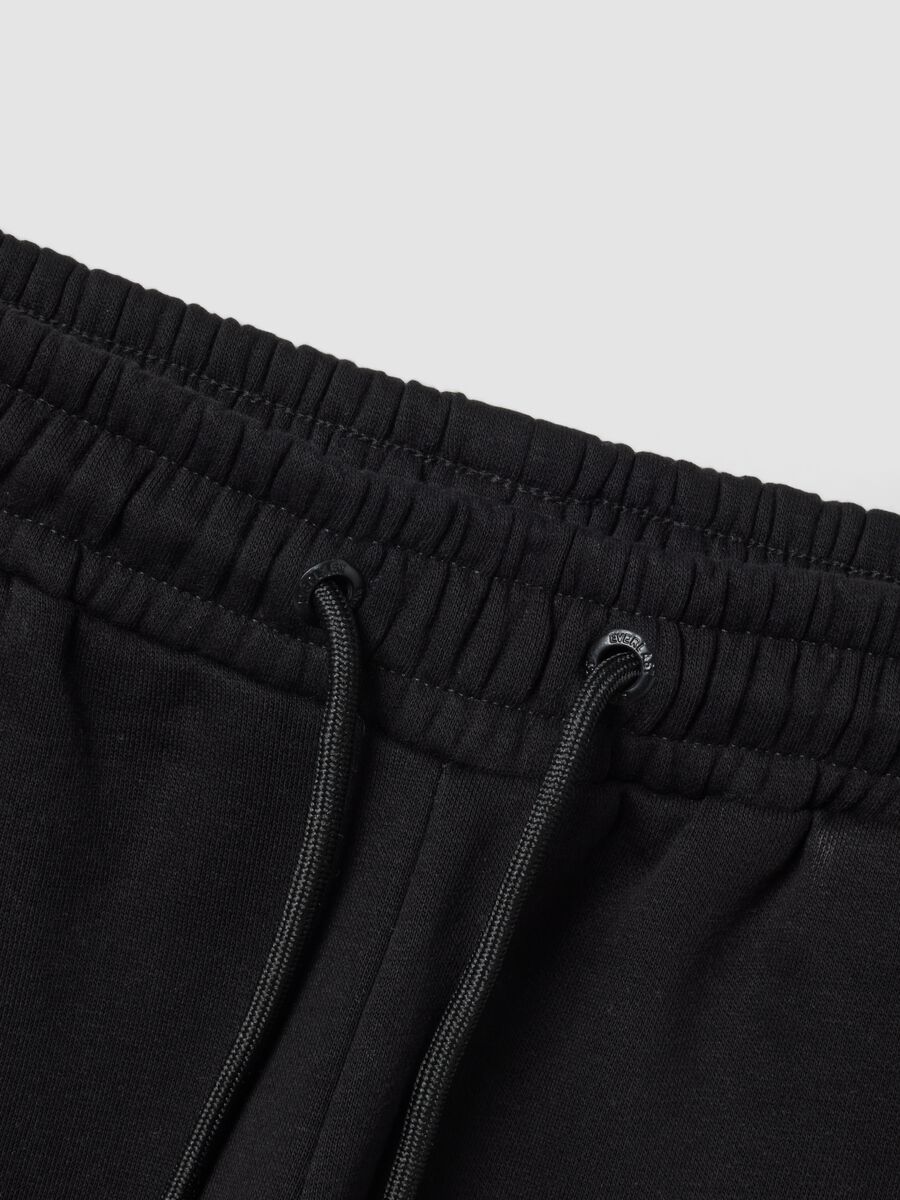 Black cotton-blend girls&rsquo; joggers, regular fit_5