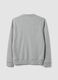Grey crew-neck cotton-blend sweatshirt, regular fit_1