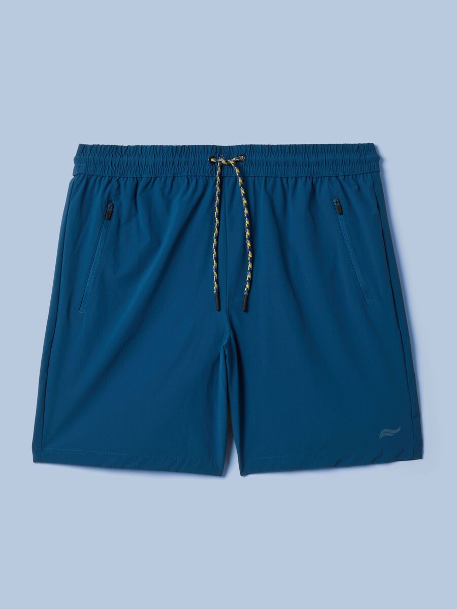 Shorts blu in tessuto elasticizzato ALTAVIA SAILING_4