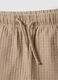 Grey pure cotton shorts for toddler regular fit_2